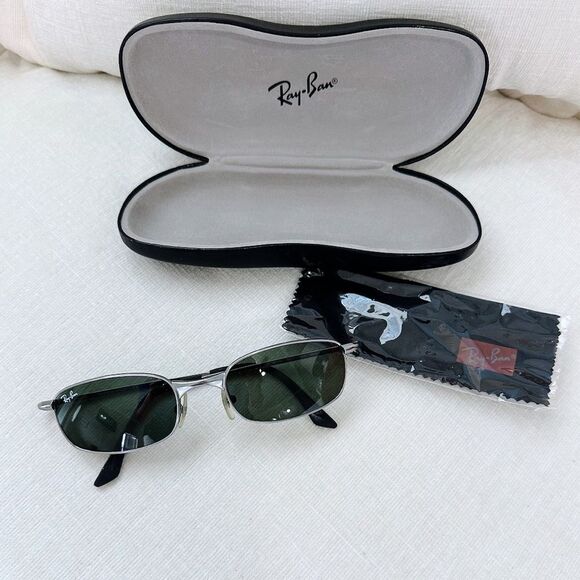 Ray-Ban RB 3163 Sleek Classic Silver Frame - Picture 1 of 8